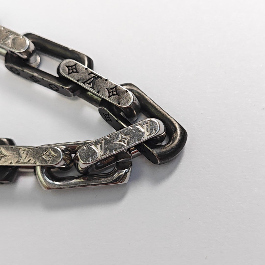MONOGRAM CHAIN Metal Silver Bracelet