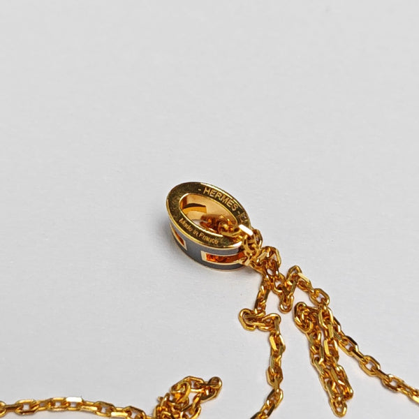 Pop H Metal Gold Necklace