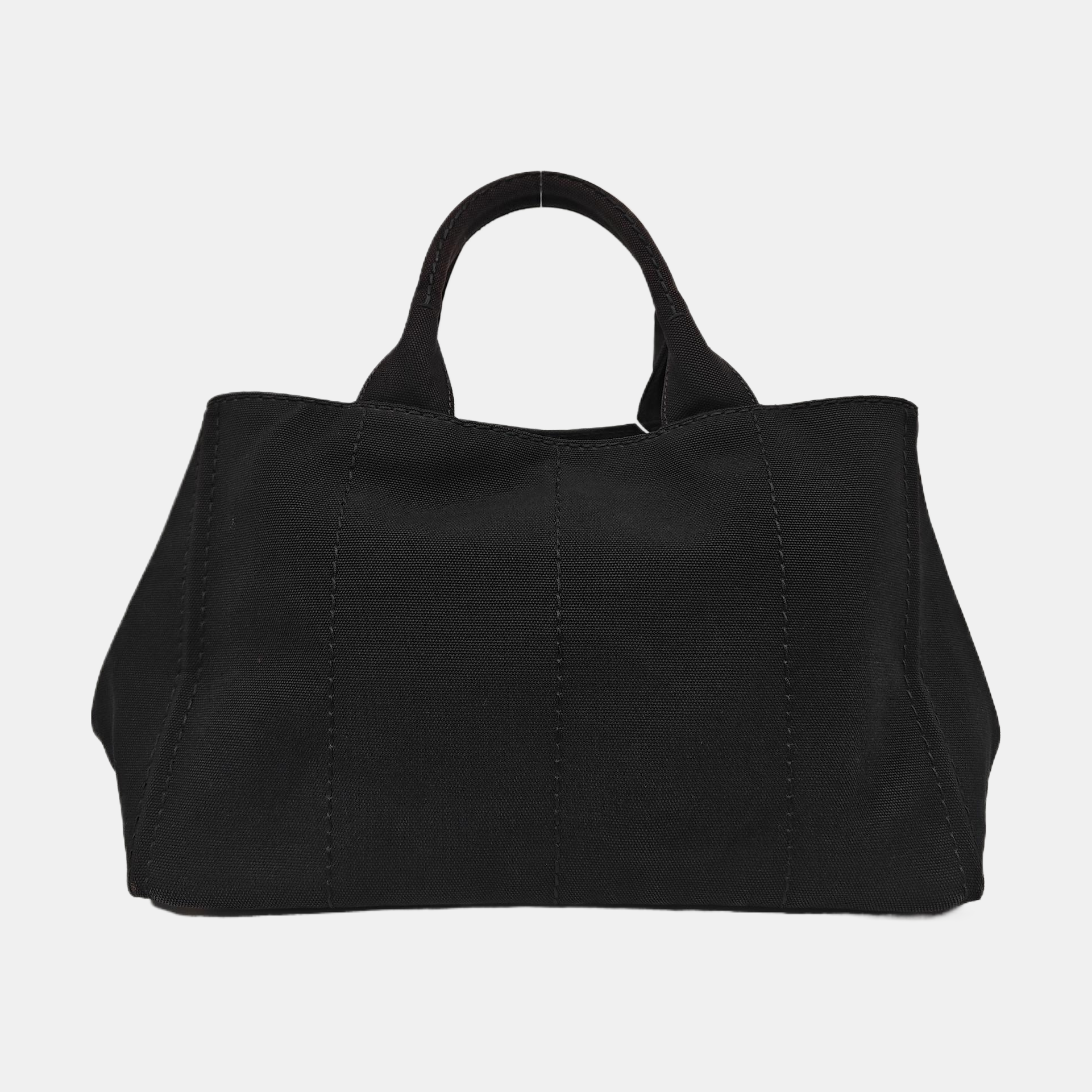 Denim Quilted Canvas Black