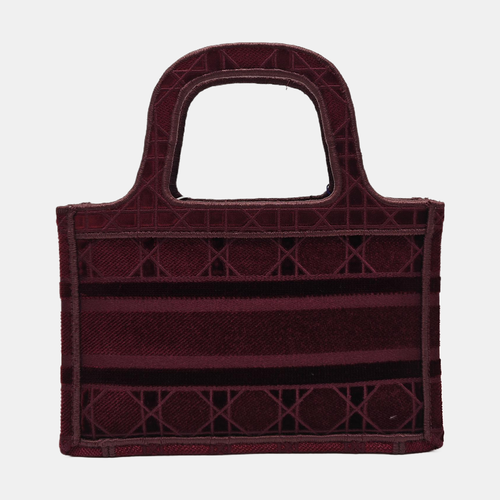 Authenticated pre-owned  Book Tote Mini Velvet Red - Tote Bag at Looply