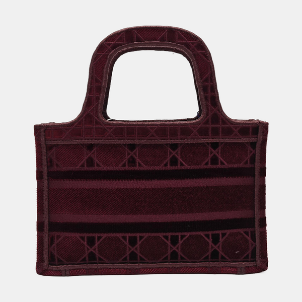 Authenticated pre-owned  Book Tote Mini Velvet Red - Tote Bag at Looply