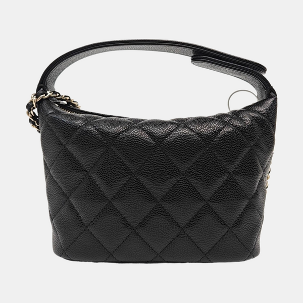 HOBO Quilted Grained Calfskin Black