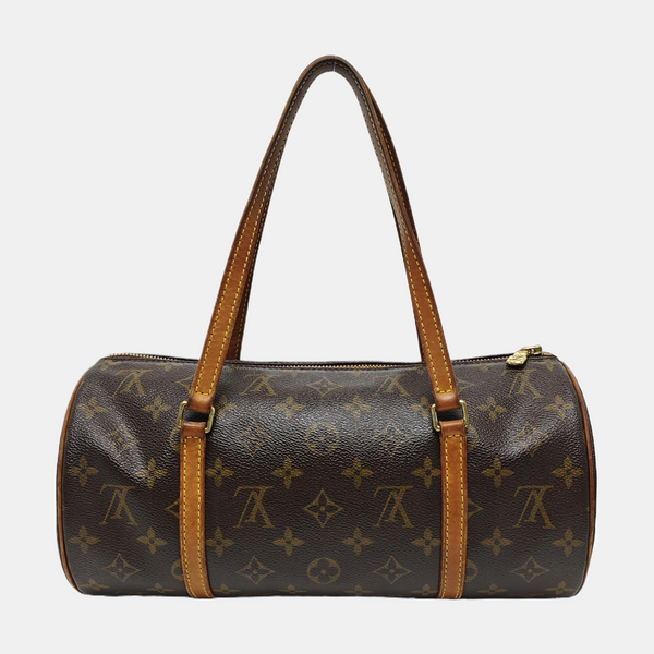 PAPILLON 30 Monogram Coated Canvas Brown