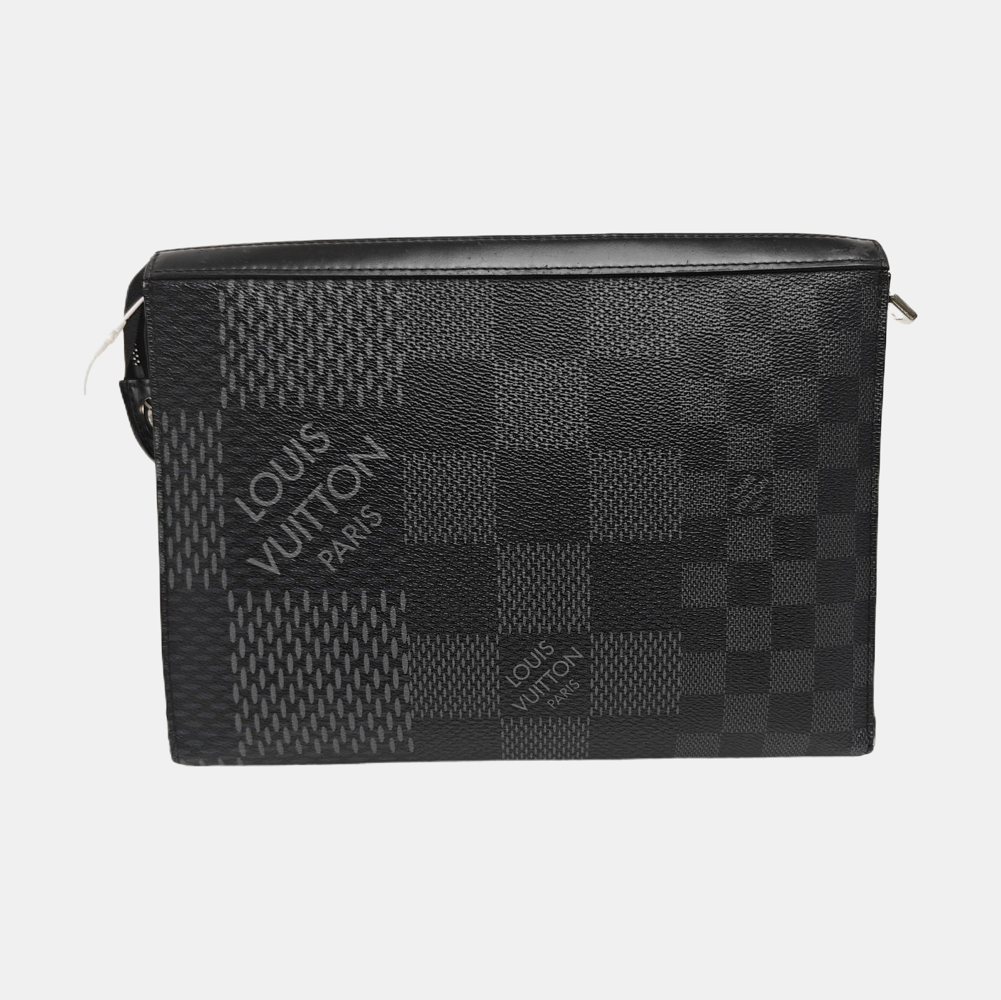 Pochette Voyag MM Damier Graphite Coated Canvas Gray