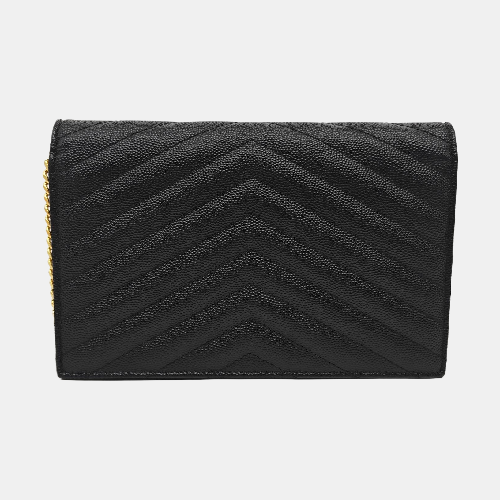 MONOGRAM WOC Chevron Calfskin Black