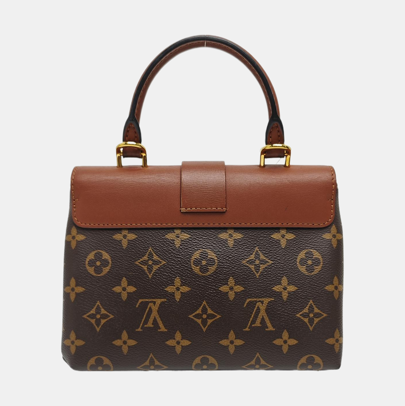LOCKY BB Monogram Coated Canvas Brown