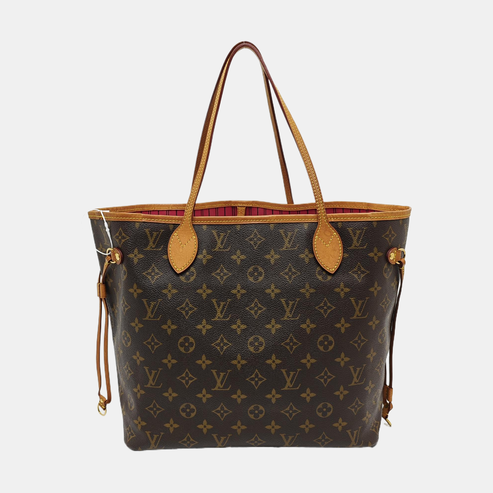 NEVERFULL MM Monogram Coated Canvas Brown