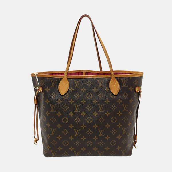 NEVERFULL MM Monogram Coated Canvas Brown