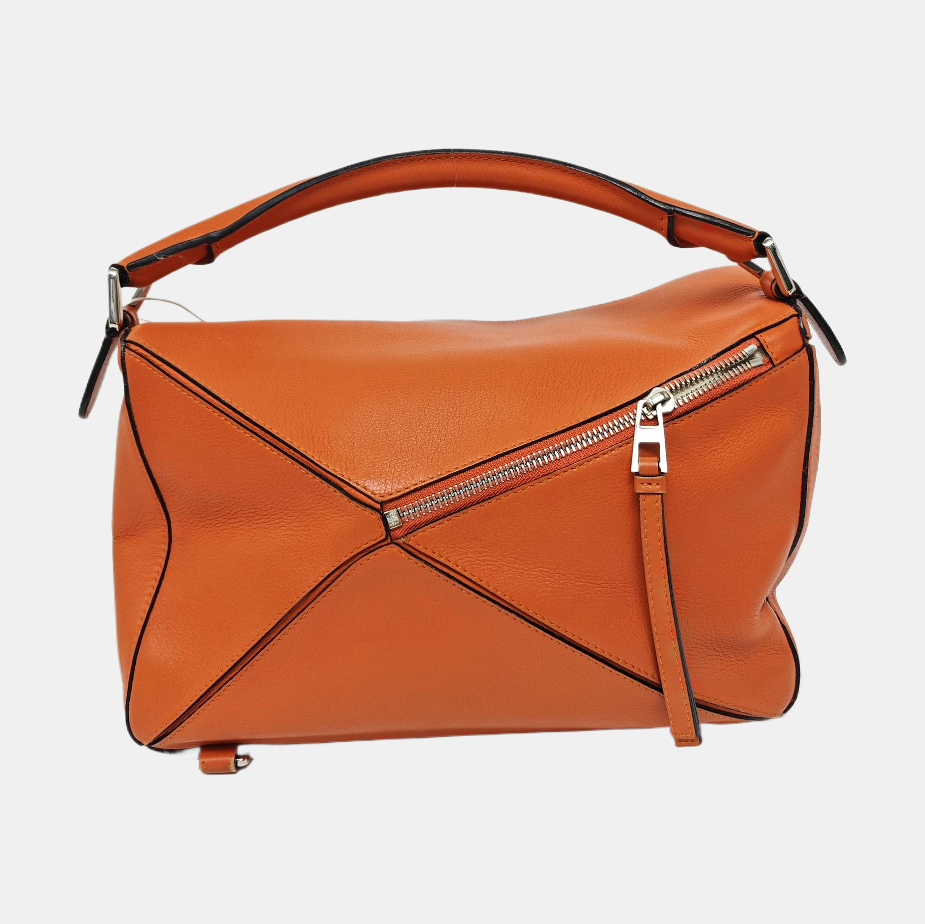 Puzzle Medium Calfskin Orange