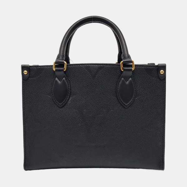 ONTHEGO PM Monogram Calfskin Black