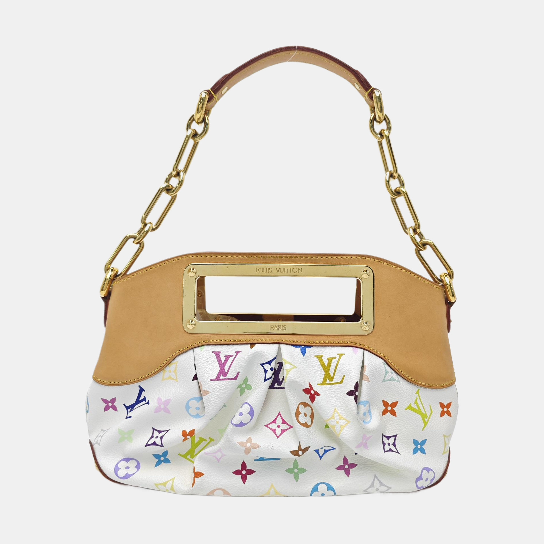 LV × TM JUDY PM Monogram Coated Canvas White