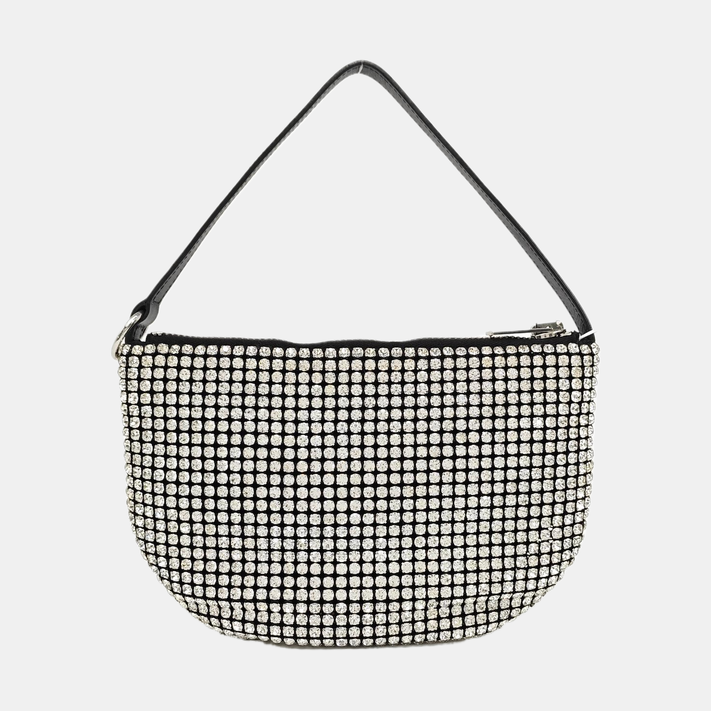 Lab-Grown Diamond Top Handle Bag Silver
