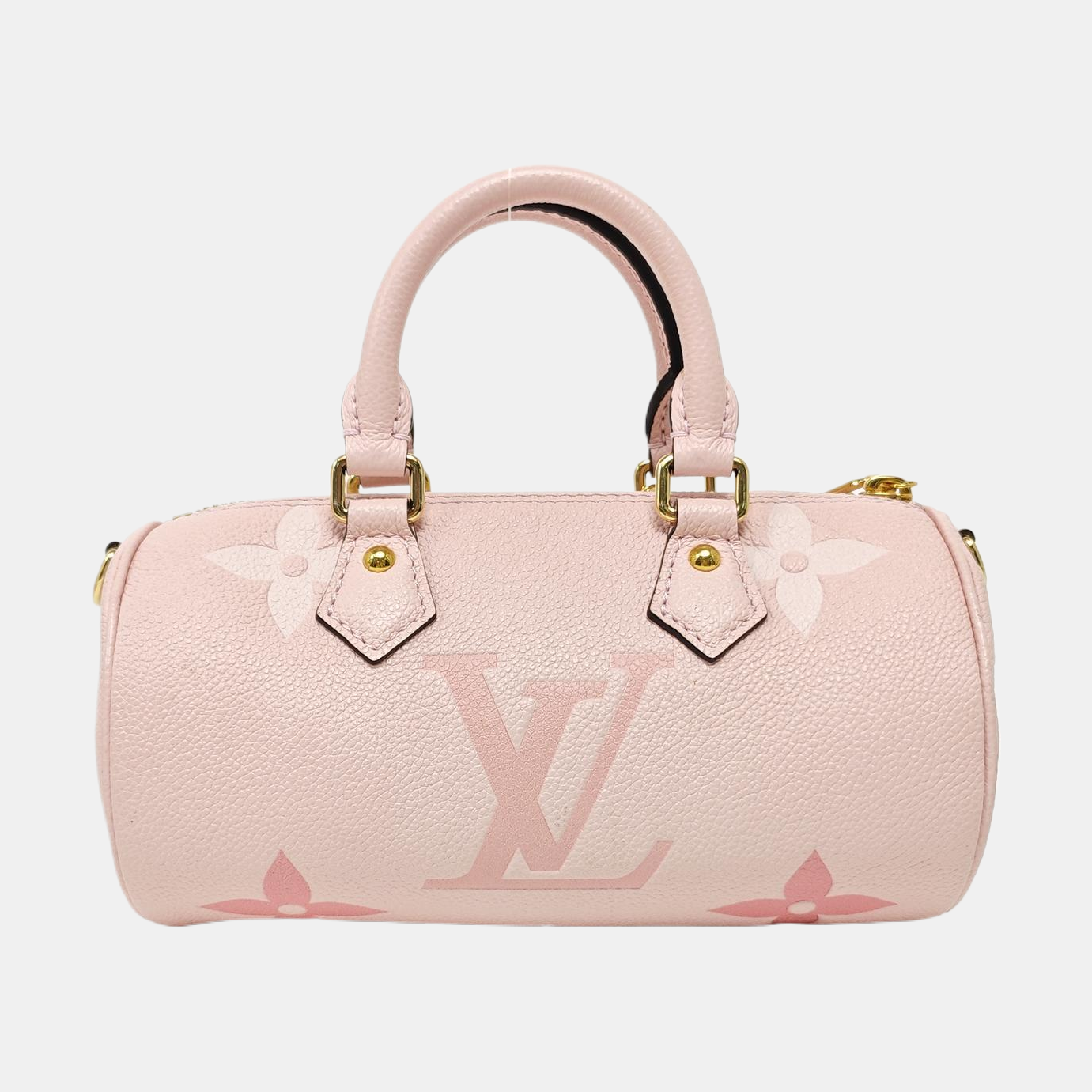 PAPILLON BB Monogram Calfskin Pink