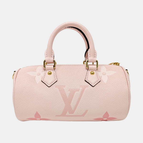 PAPILLON BB Monogram Calfskin Pink