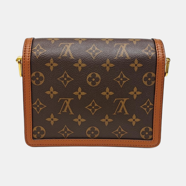 DAUPHINE Mini Monogram Coated Canvas Brown