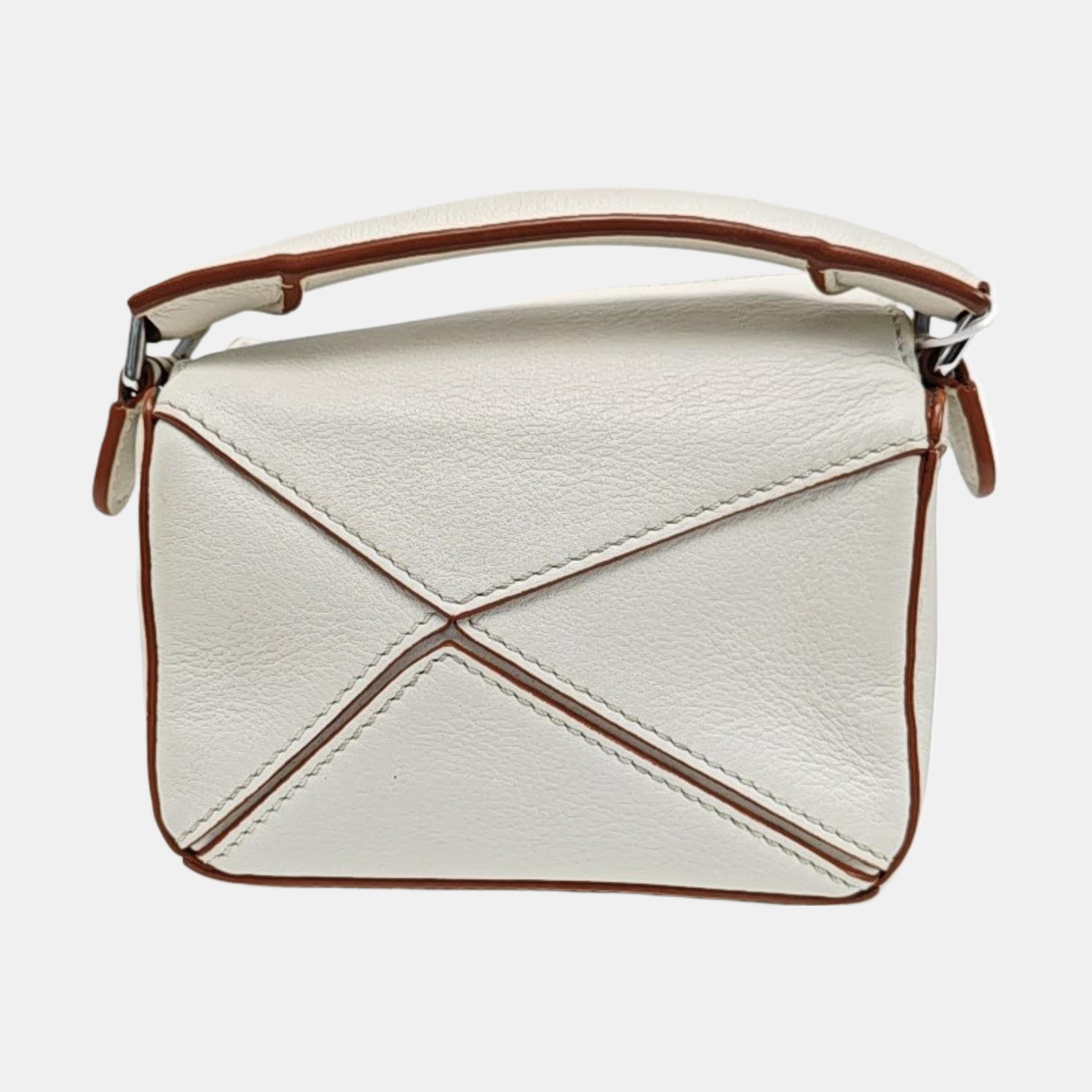 Puzzle Calfskin White