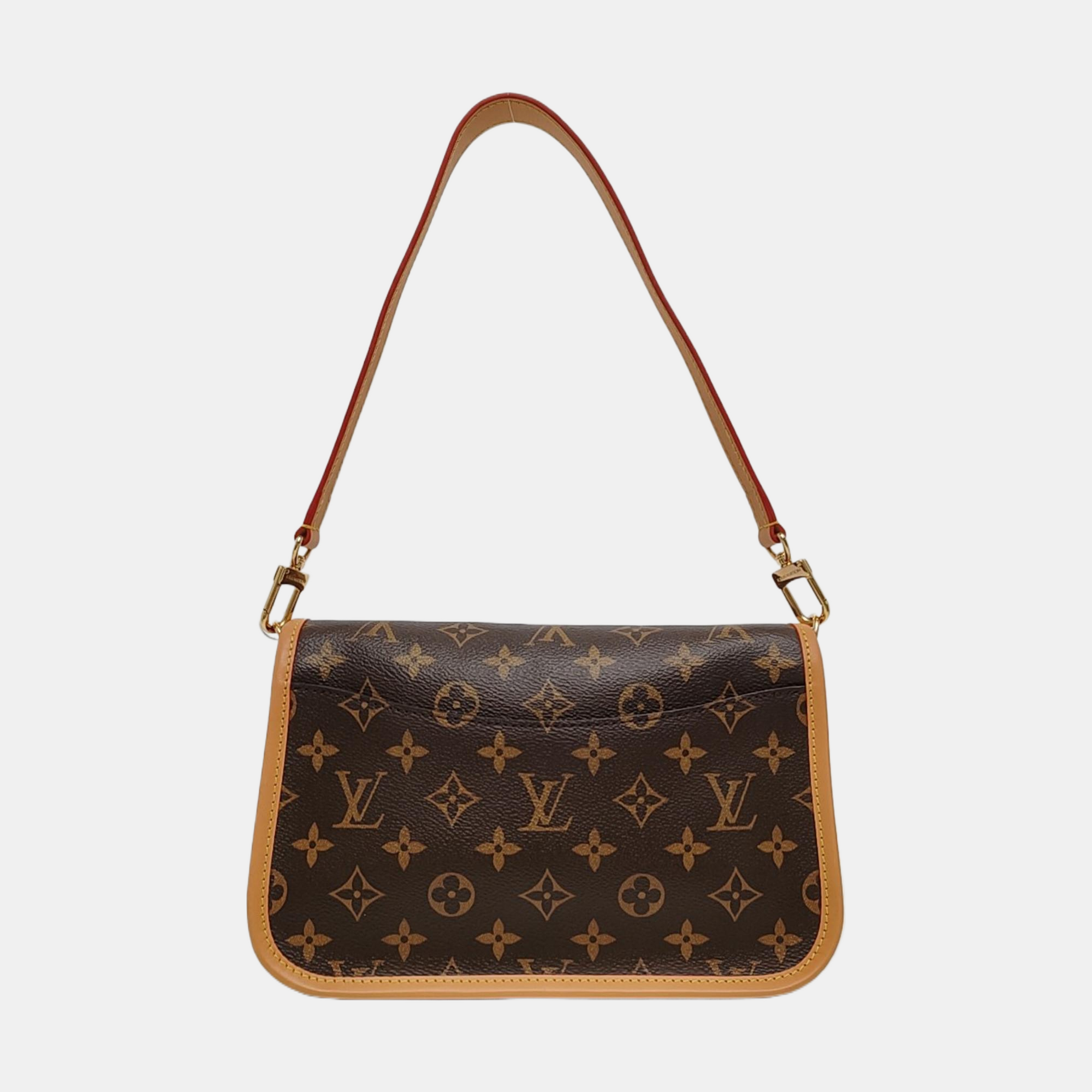 DIANE Monogram Coated Canvas Brown