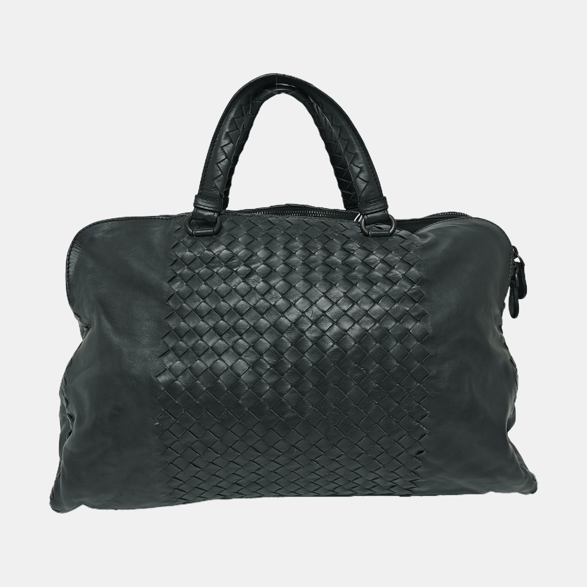 Calfskin Shoulder Bag Gray