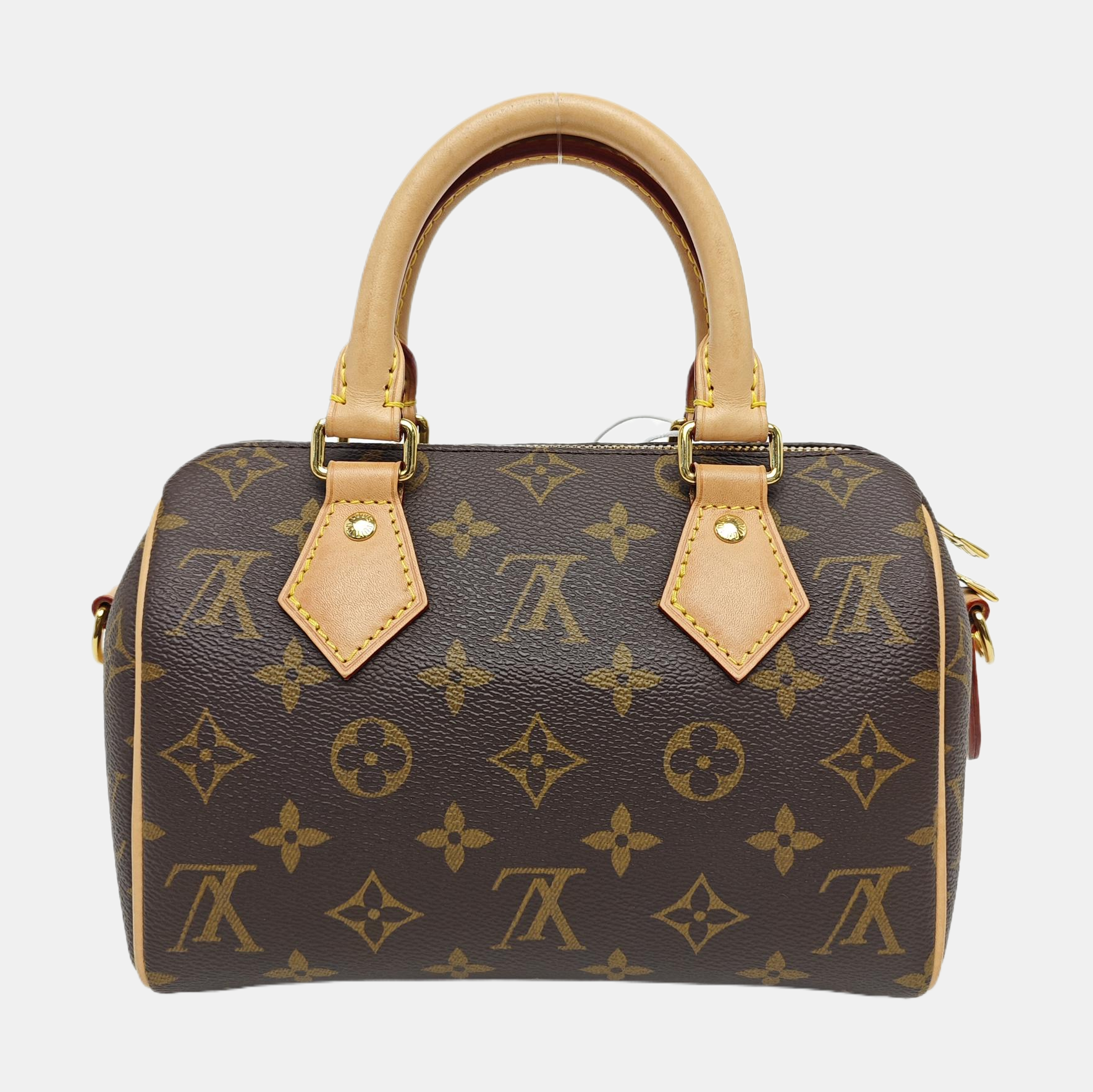 SPEEDY 20 Monogram Coated Canvas Brown
