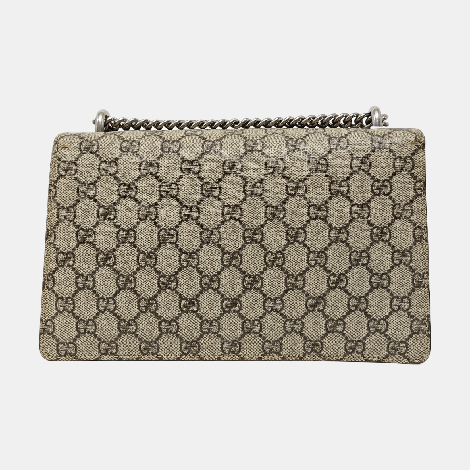 Dionysus Small Monogram Coated Canvas Black