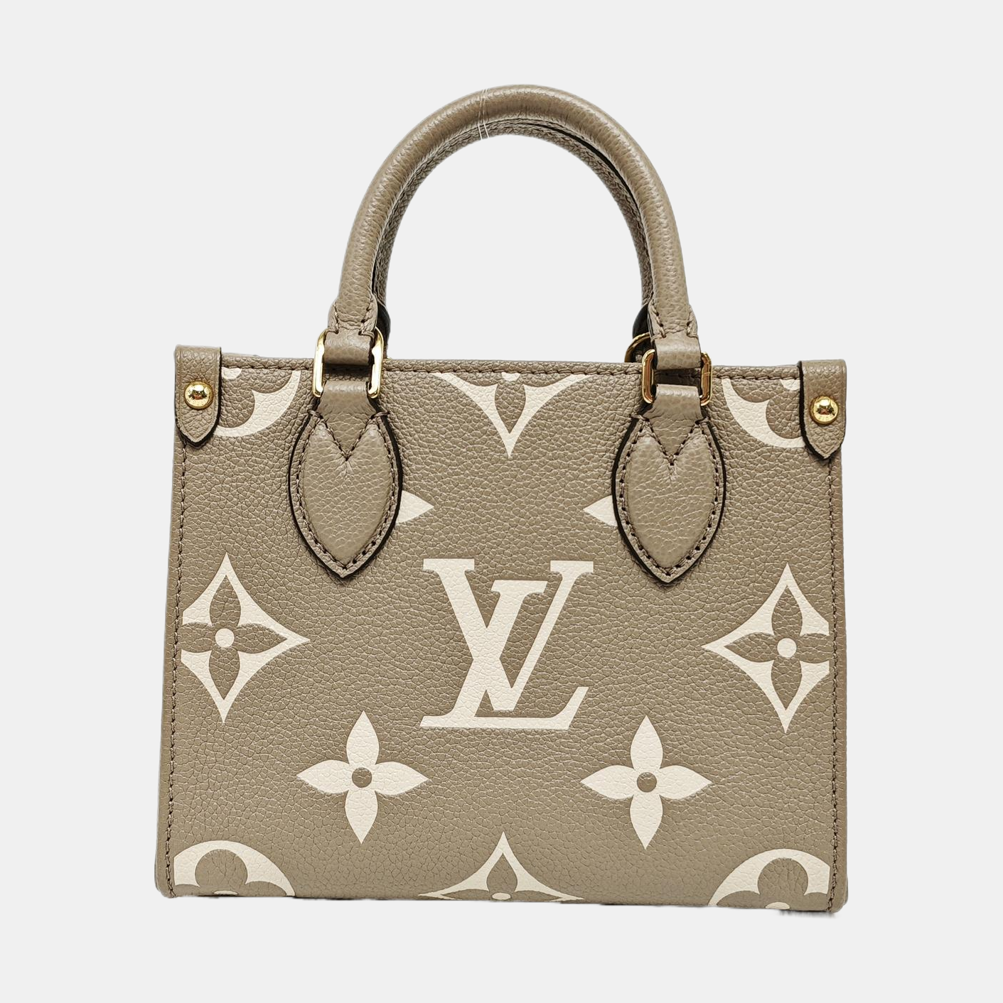 ONTHEGO BB Monogram Calfskin Gray