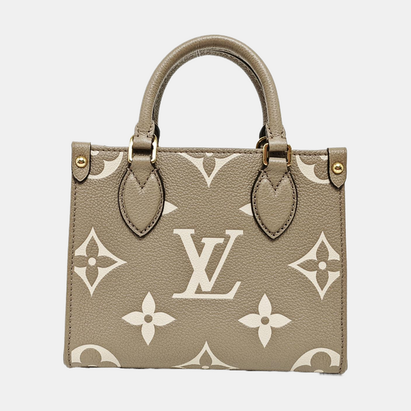 ONTHEGO BB Monogram Calfskin Gray