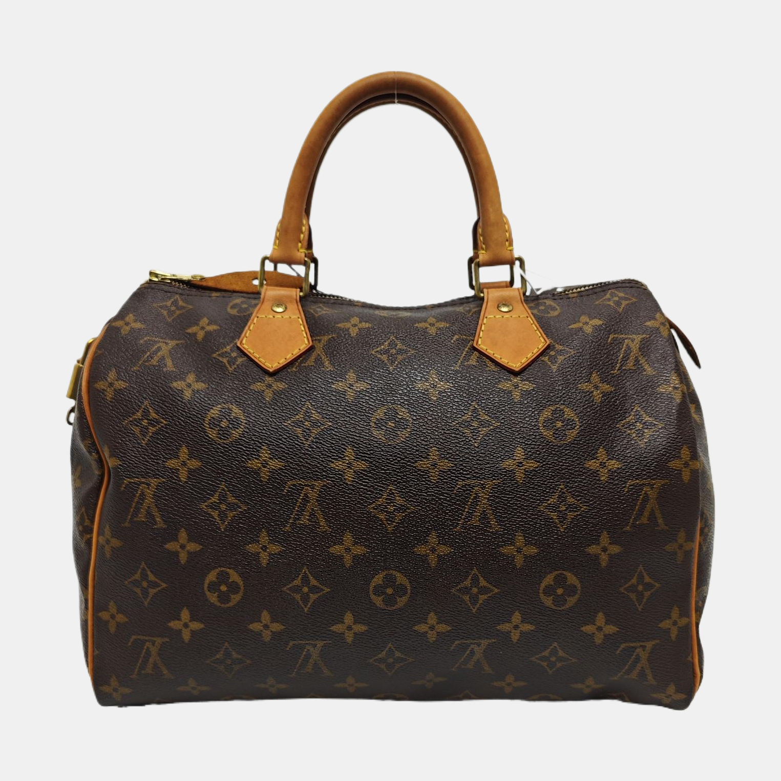 SPEEDY 30 Monogram Coated Canvas Brown
