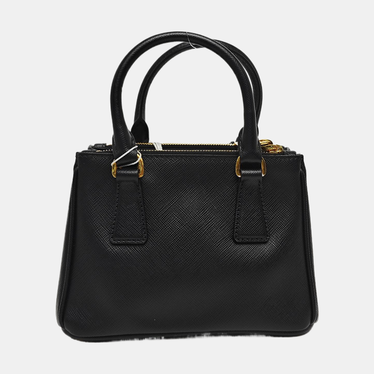 Galleria Super Mini Saffiano Calfskin Black