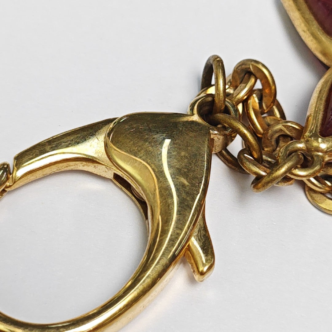 Metal Bag Charm Gold