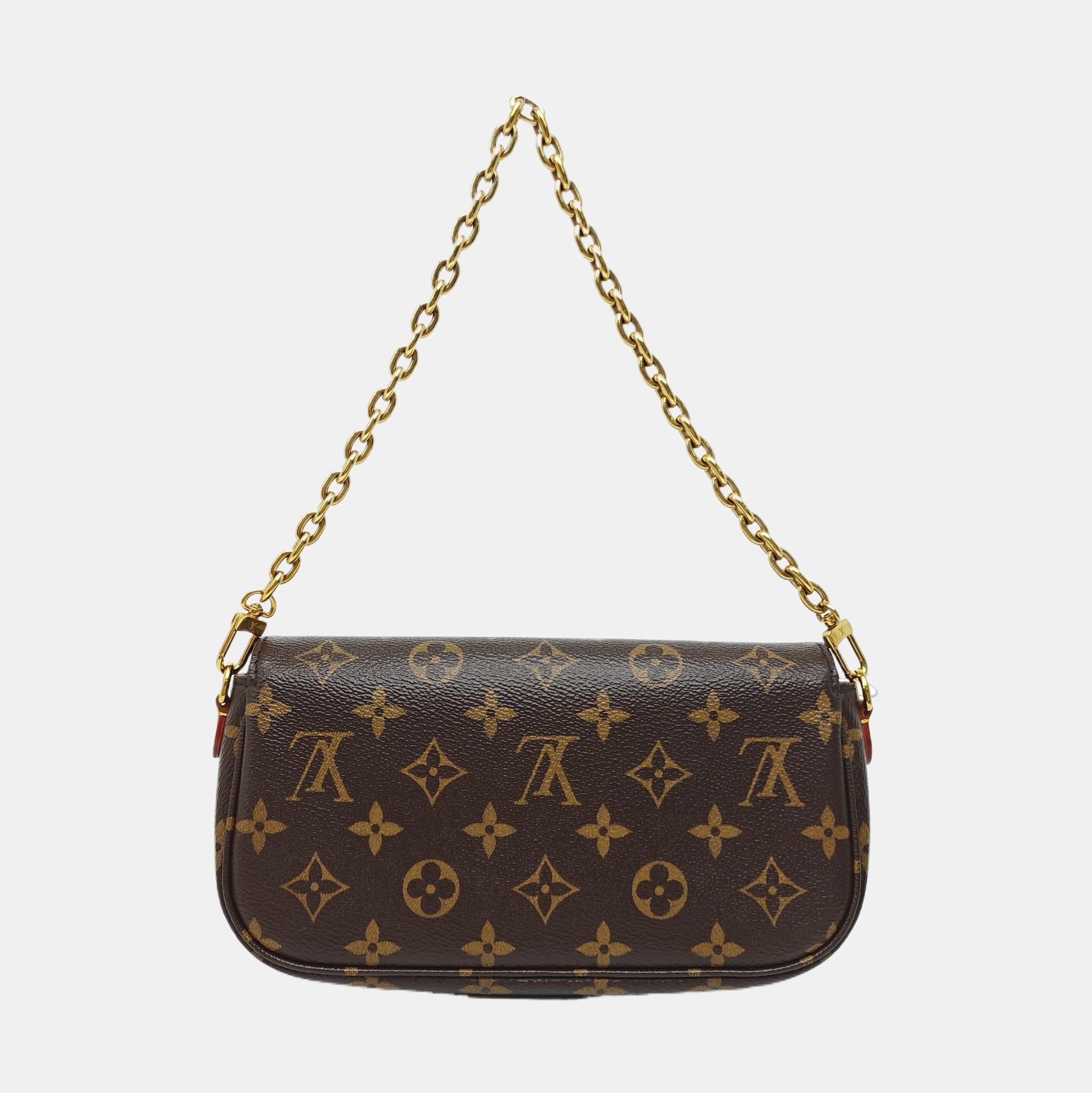 IVY Monogram Coated Canvas Brown