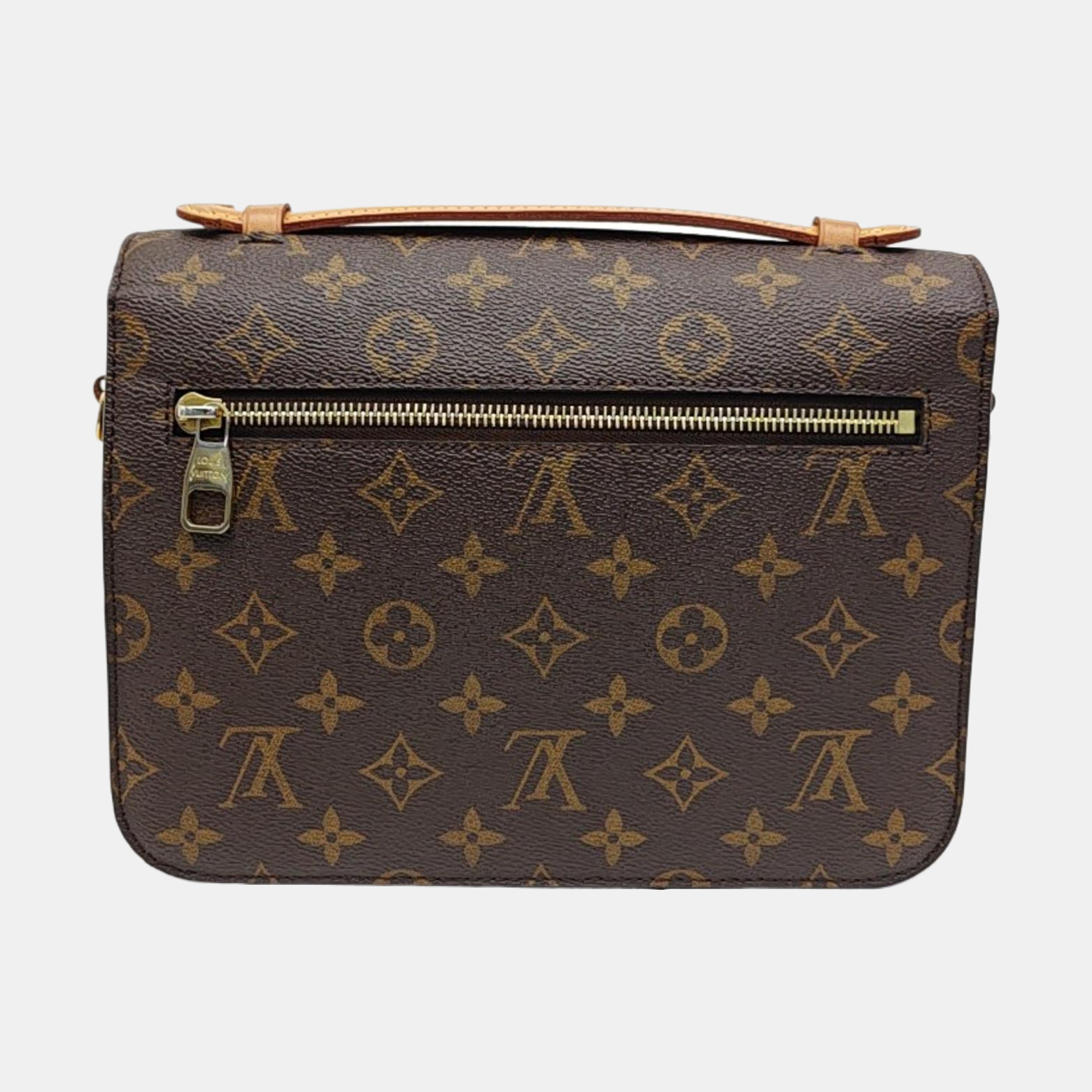MÉTIS MM Monogram Coated Canvas Brown