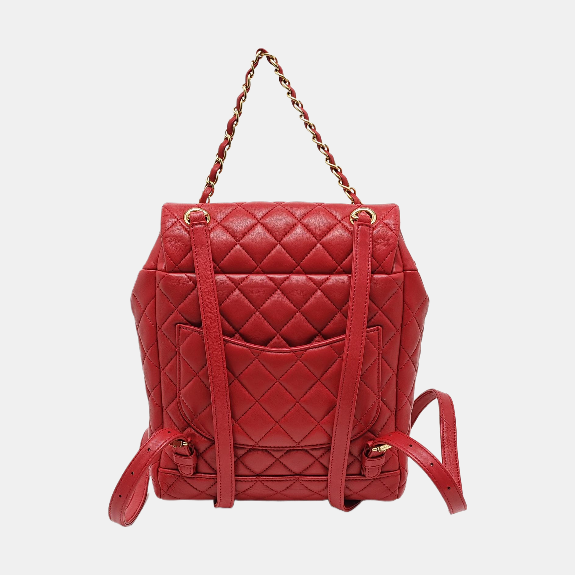 URBAN SPIRIT Small Quilted Lambskin Red