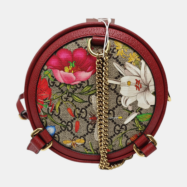 Authenticated pre-owned  Ophidia Mini Monogram Coated Canvas Beige - Backpack at Looply