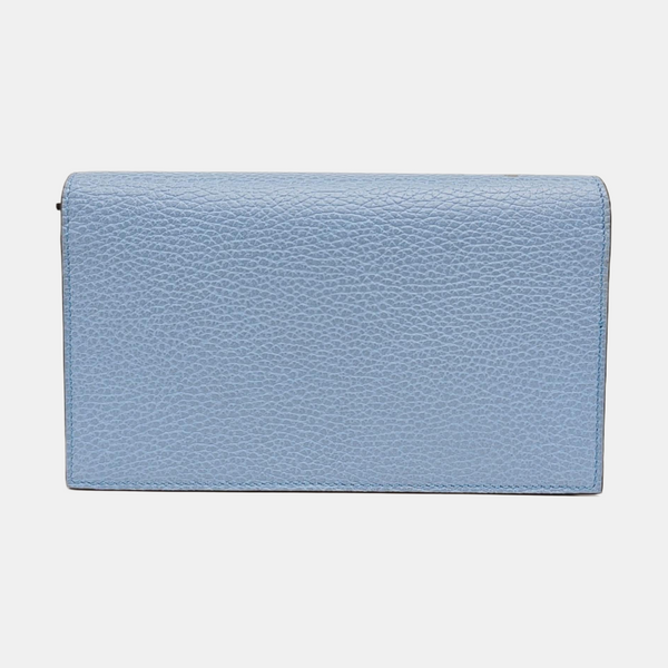 GG Marmont Super Mini Calfskin Blue