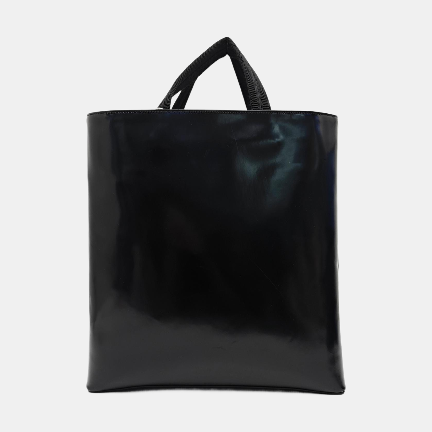 Calfskin Top Handle Bag Black