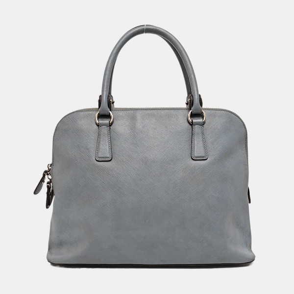 Calfskin Top Handle Bag Blue