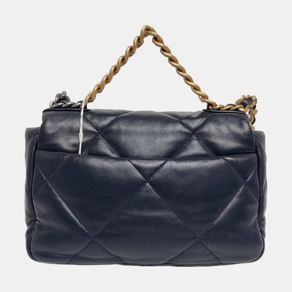 CHANEL 19 Small Quilted Lambskin Blue