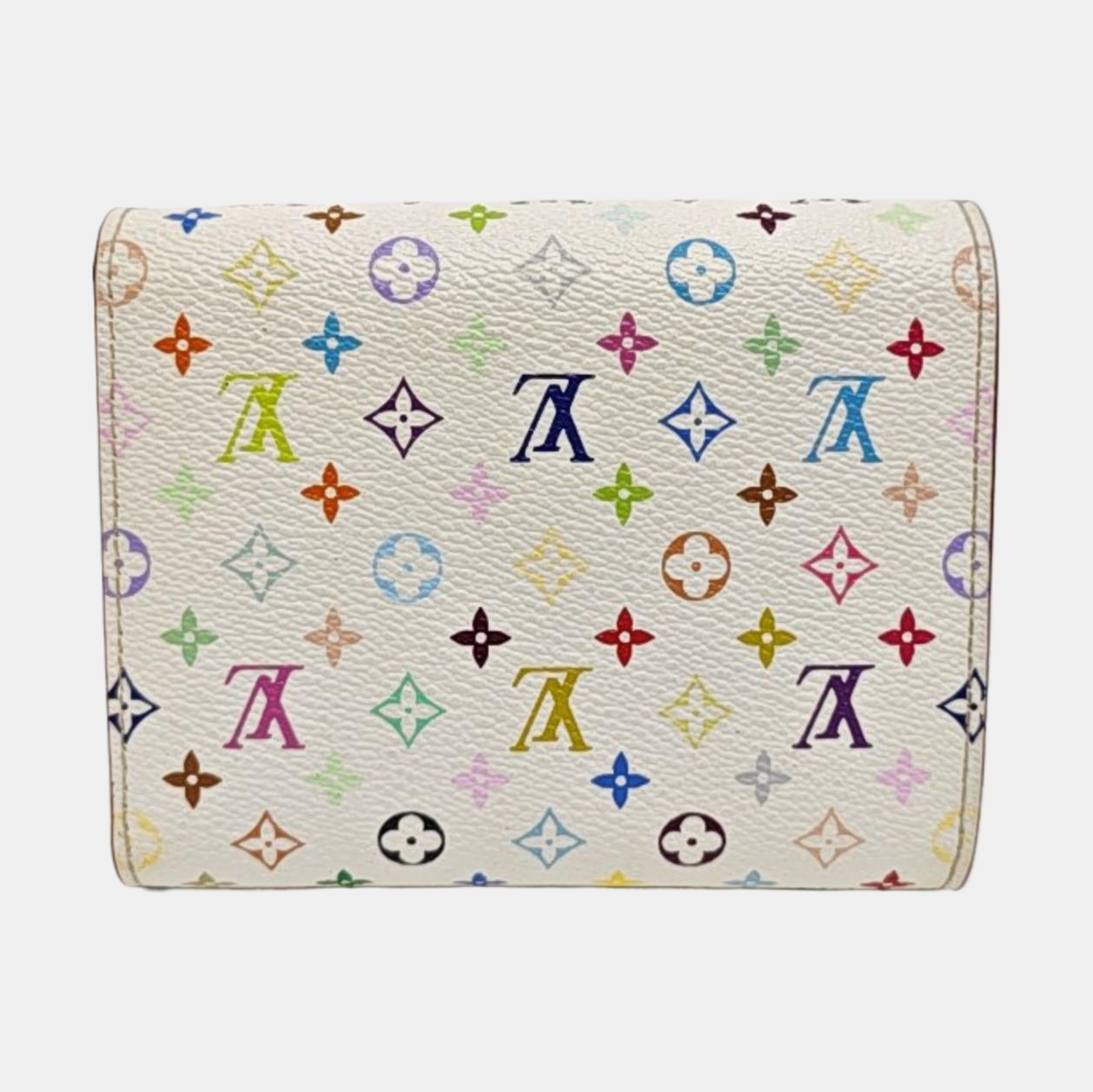 LV × TM KOALA Monogram Coated Canvas White Wallet