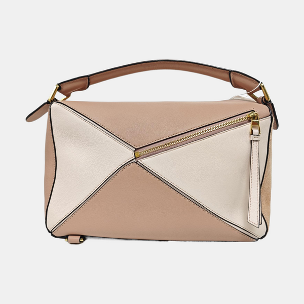 Puzzle Medium Calfskin Pink