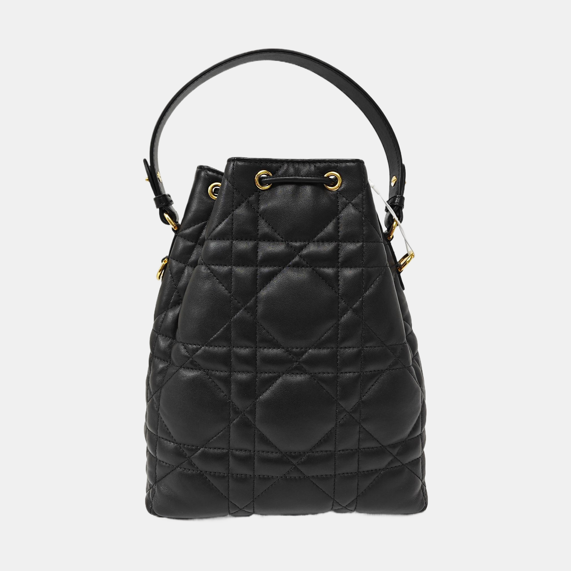 Dior Caro Small Cannage Lambskin Black