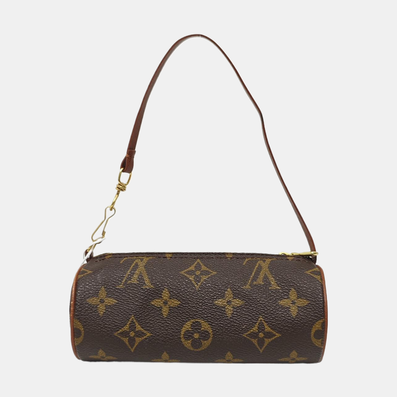 PAPILLON Mini Monogram Coated Canvas Brown