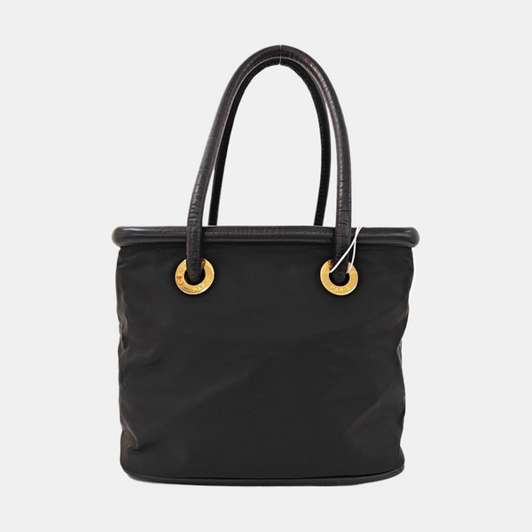 Nylon Tote Bag Black