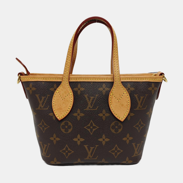NEVERFULL BB Monogram Coated Canvas Brown