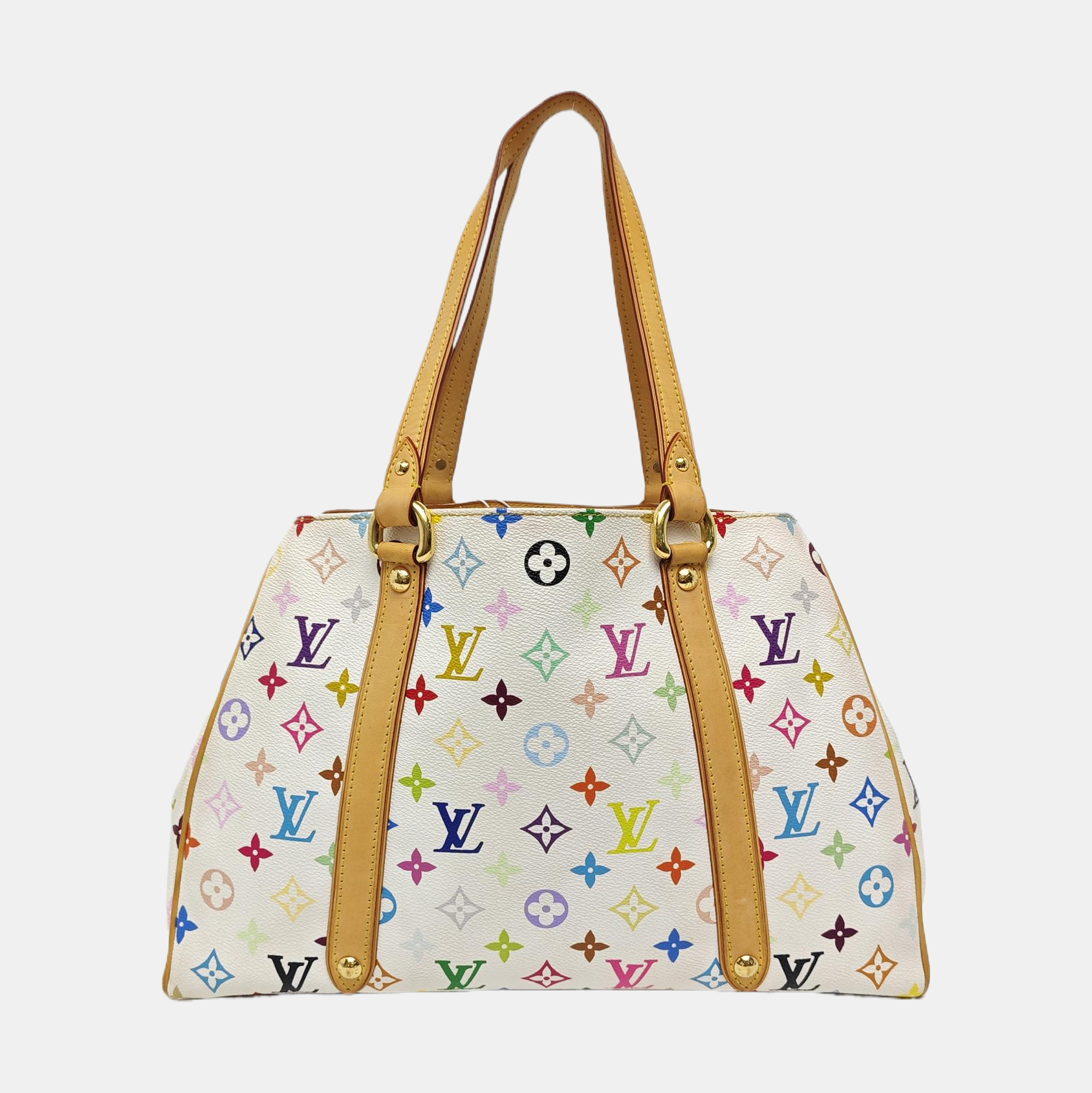 LV × TM AURELIA Monogram Coated Canvas White