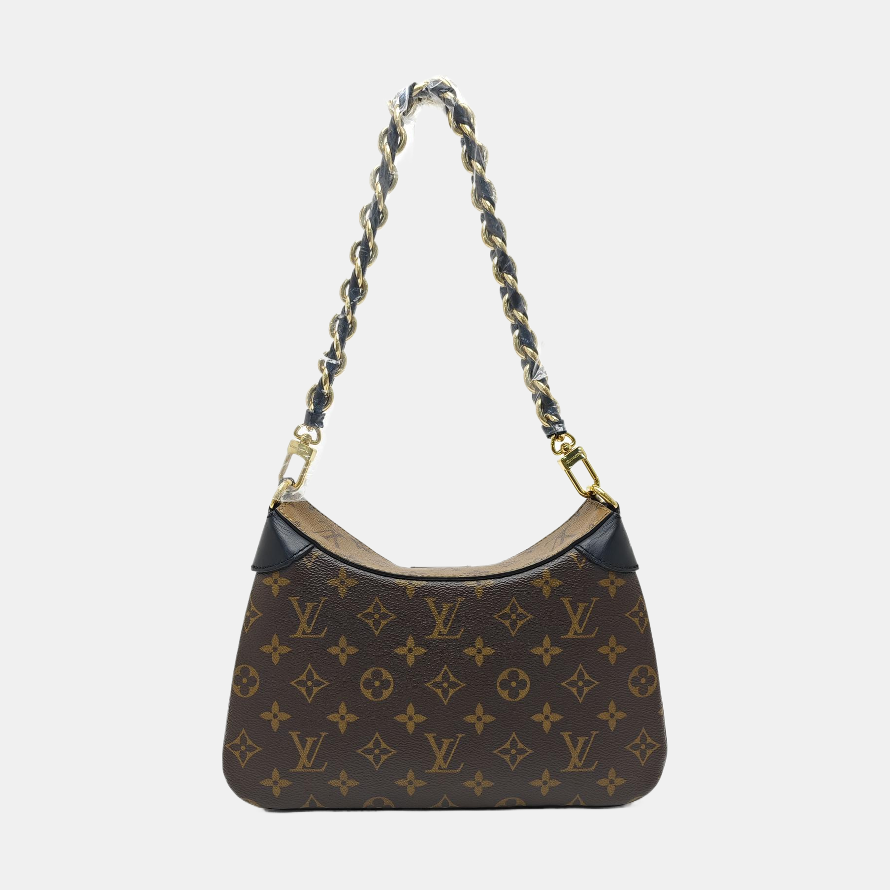 TWINNY Monogram Coated Canvas Brown