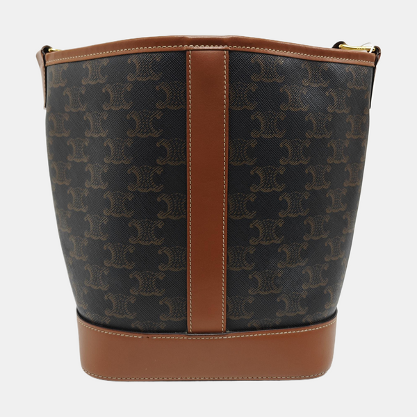 TRIOMPHE CANVAS Small Coated Canvas Brown