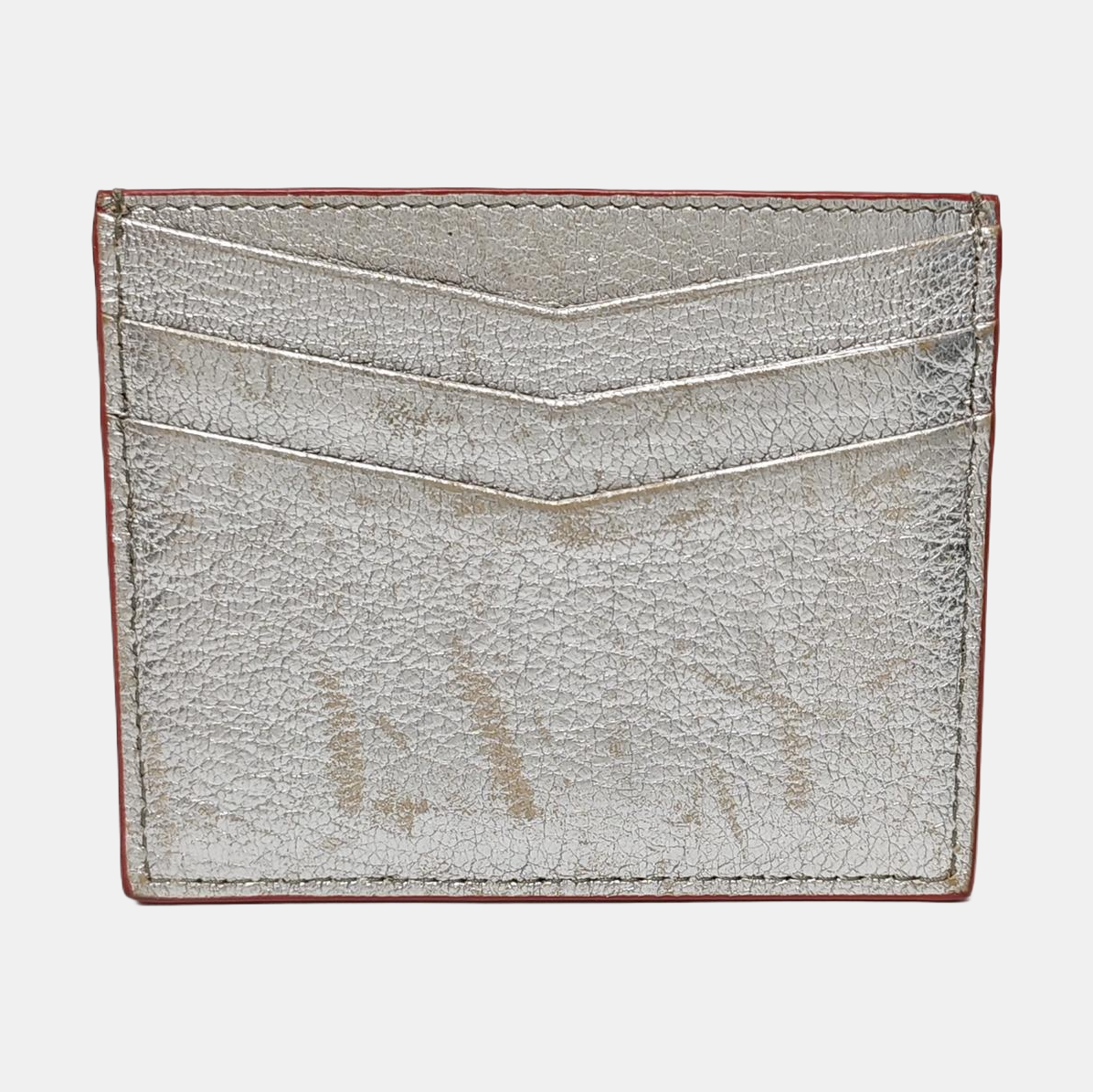 Love Lambskin Gray Card Holder