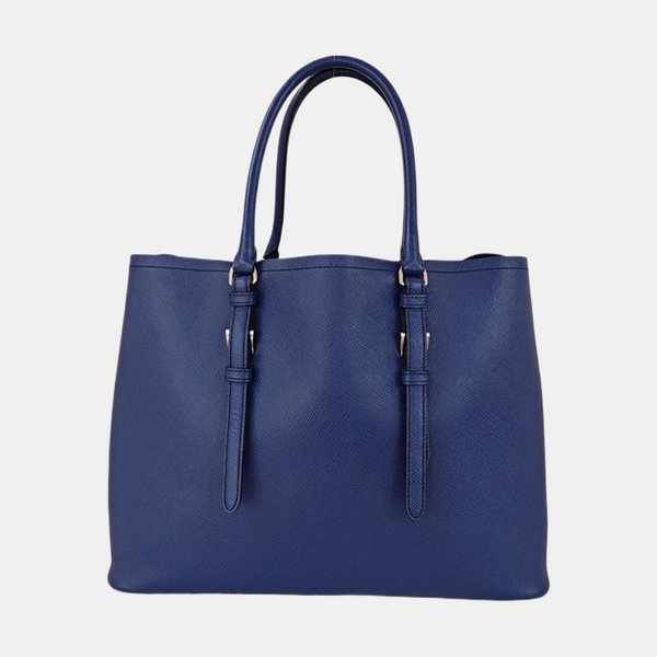 Double Saffiano Calfskin Blue