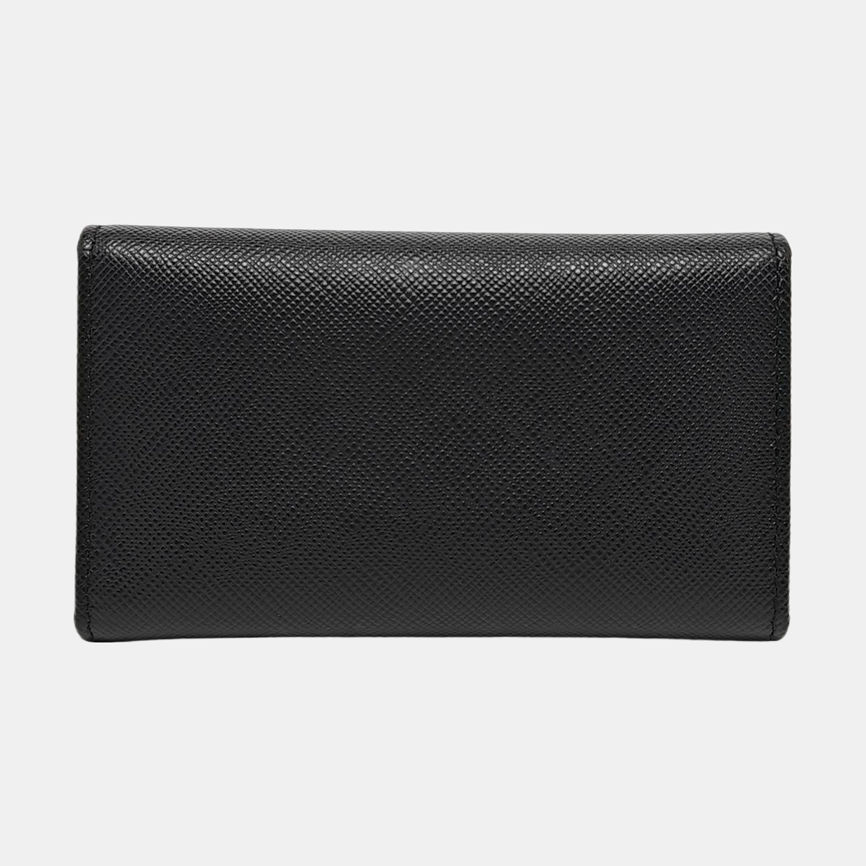 Saffiano Calfskin Key Pouch Black