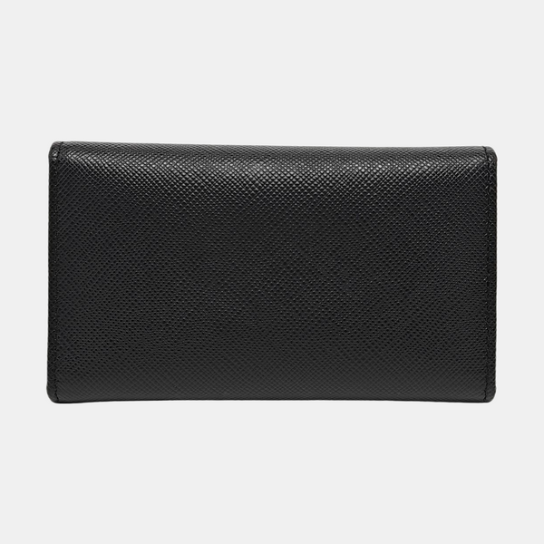 Saffiano Calfskin Key Pouch Black